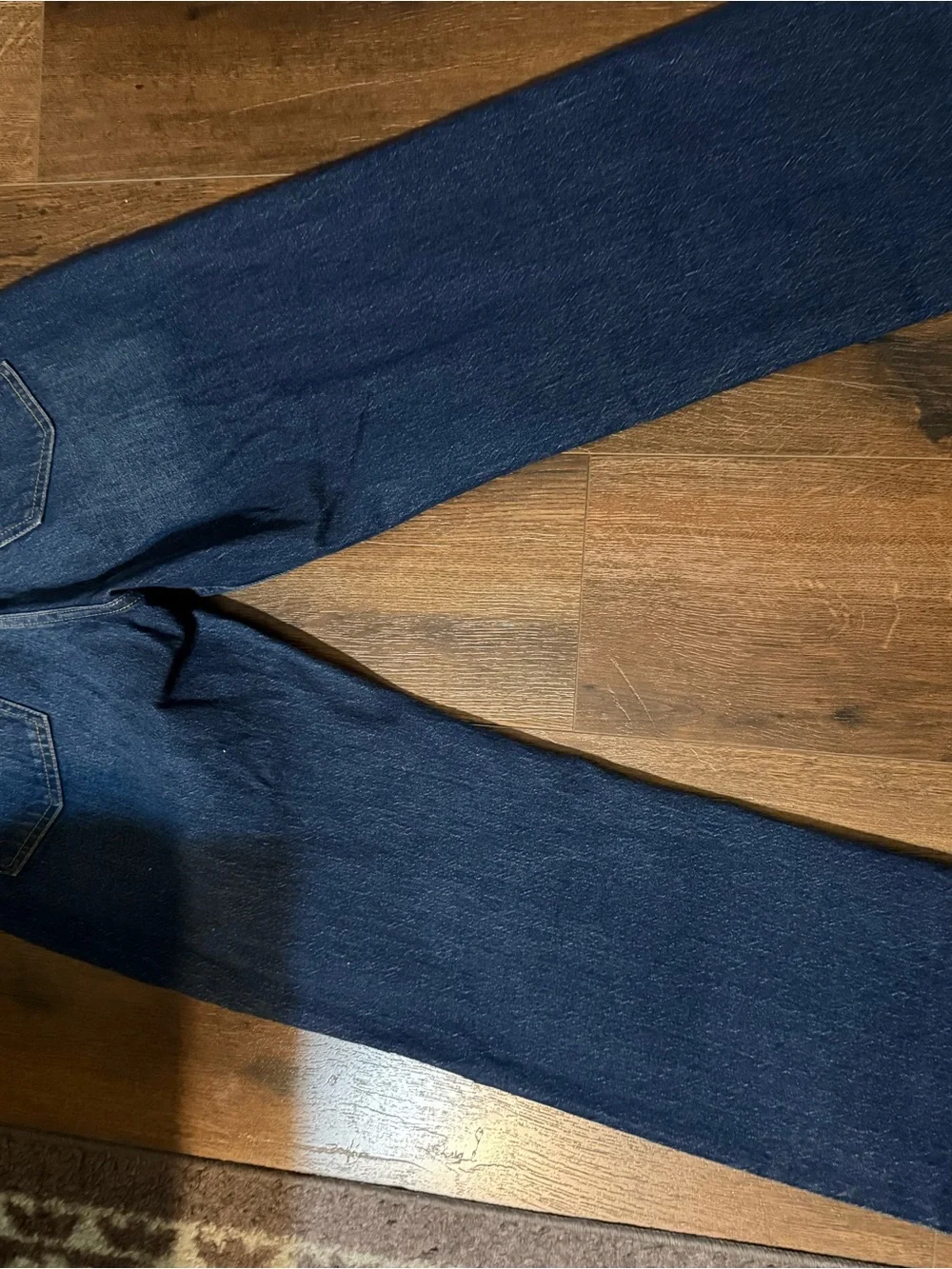 Abercrombie & Fitch Deep Indigo Straight-Leg Jeans
